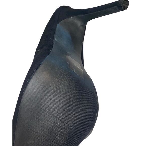 Timesize Women’s Black 3” Stilettos Heels NWT Size 6.5 US 37 EU Suede - Picture 4 of 7